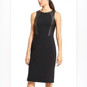 Athleta Ponte Night on the Town Black Dress Size Medium